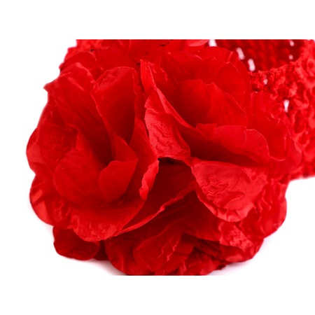 Bentita Cu Floare Rosie Marime Universala Emag Ro