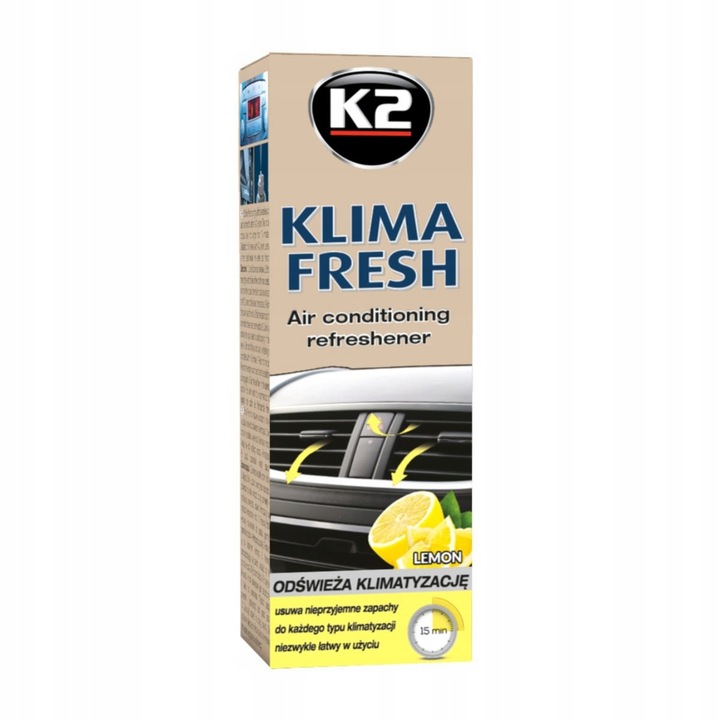 Spray curatat si dezinfectat aer conditionat KLIMA FRESH 150 ml, K2