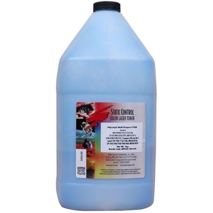 Bidon refill toner cyan HP 1kg,SCC CE321A (128A)
