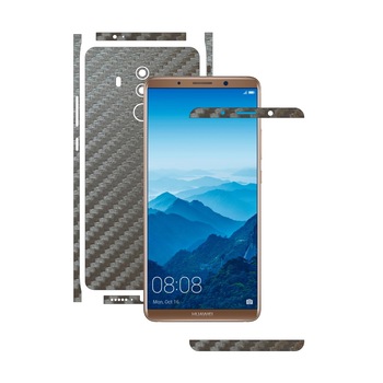 Folie de protectie Carbon Skinz, Husa de tip Skin Adeziv pentru Carcasa, Carbon Gri Argintiu dedicata Huawei Mate 10 Pro Folie de protectie Carbon Skinz, Husa de tip Skin Adeziv pentru Carcasa, Carbon Gri Argintiu dedicata Huawei Mate 10 Pro