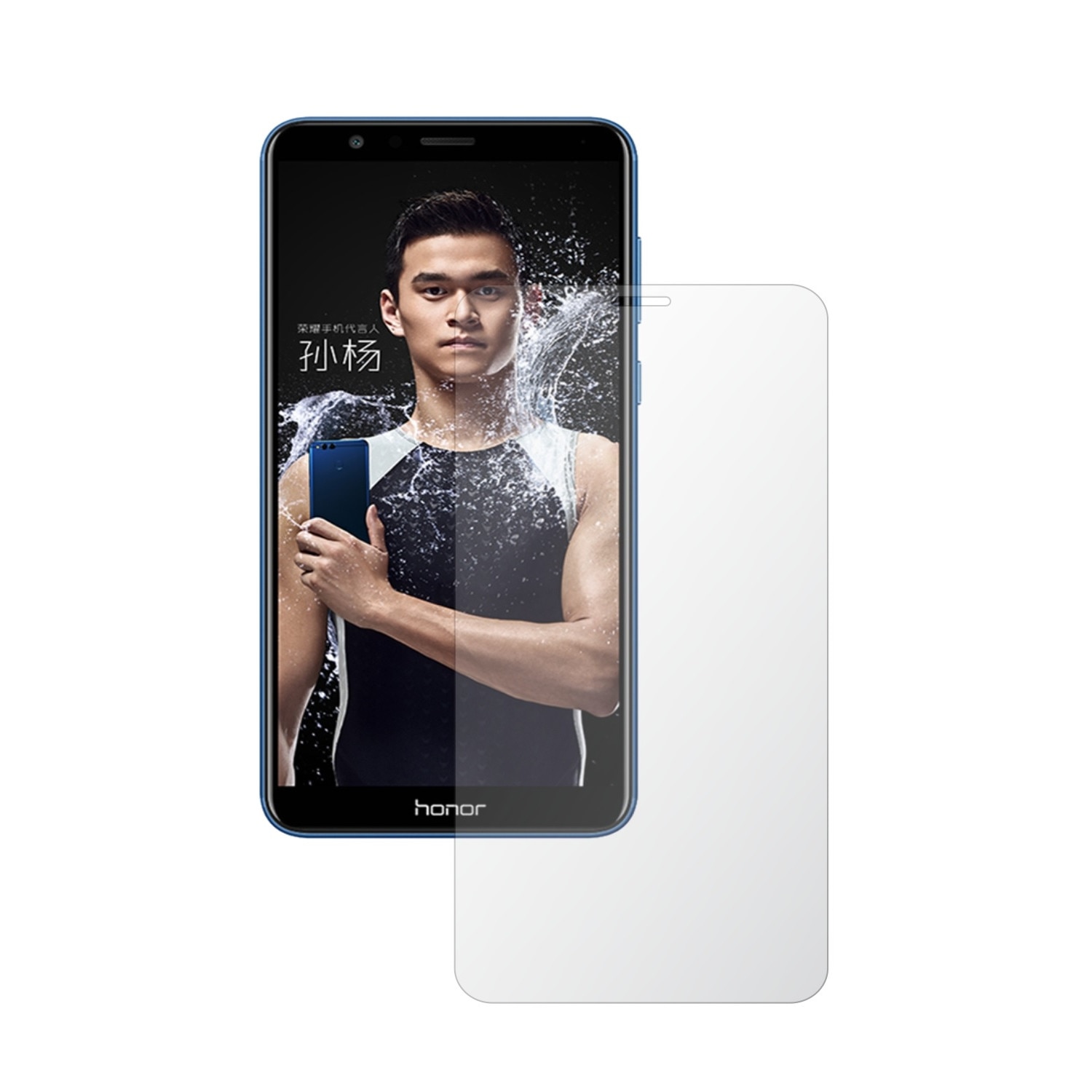 Folie Protectie Ecran, Acoperire Totala, Adeziva si Foarte Flexibila, Invisible Skinz Ultra-Clear AutoRegeneranta pentru Huawei Honor 7X