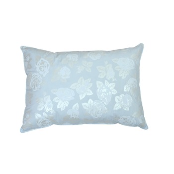 Perna din pene si puf de gasca, 60x40 cm, Albastru Perna din pene si puf de gasca, 60x40 cm, Albastru