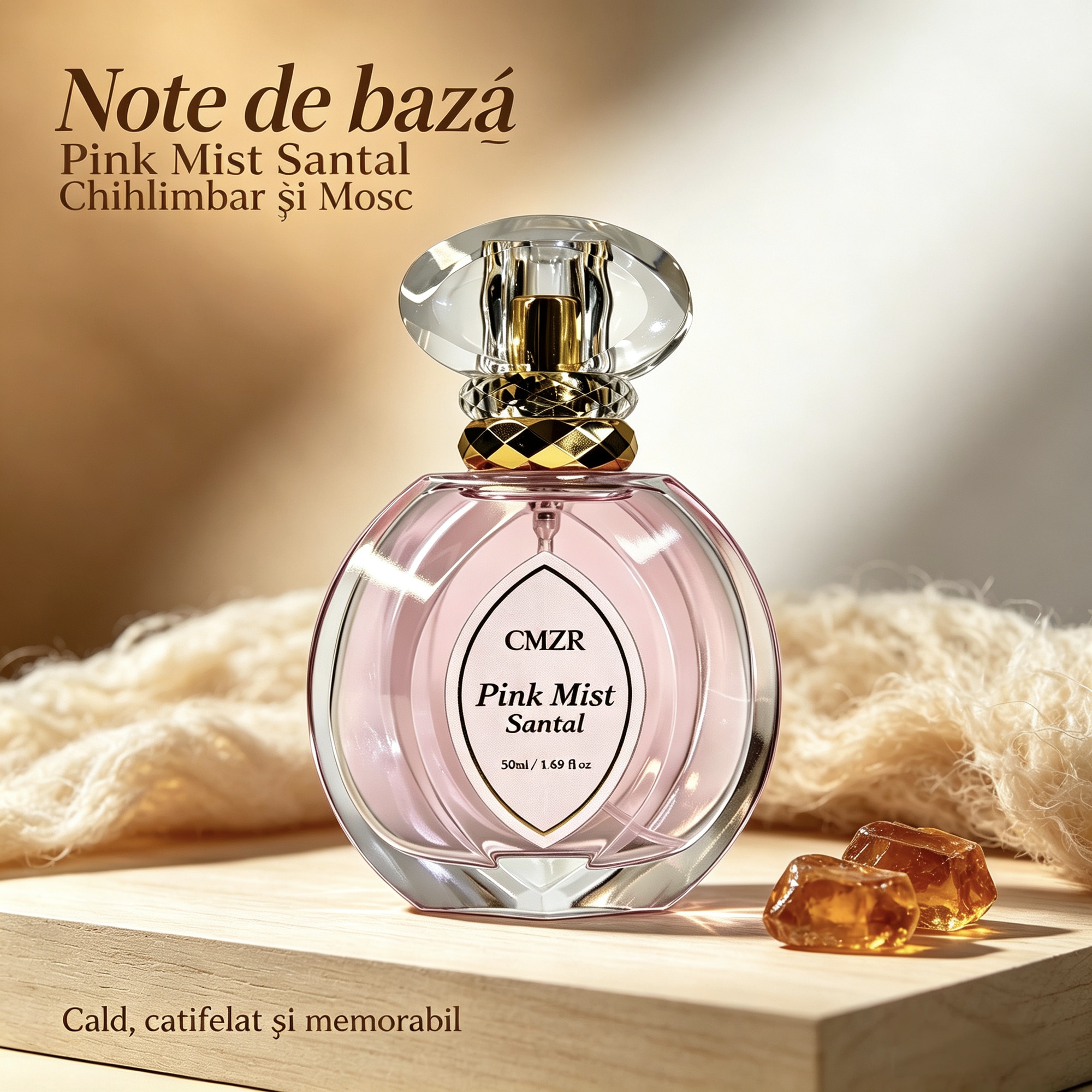 Apa de Parfum Pudra Santal, CMZR, Aromatic, Femei,50 ml - eMAG.ro