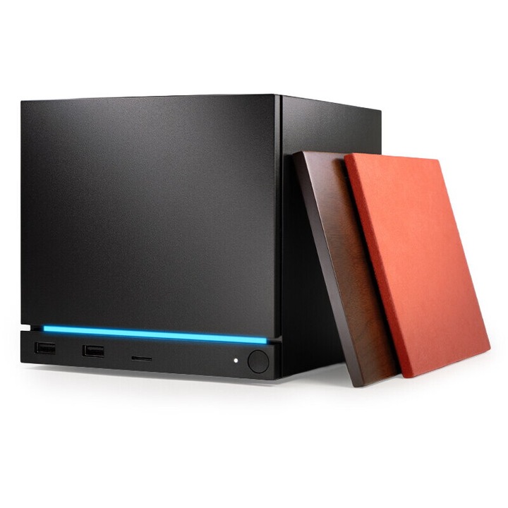 Consola Gaming Valve Steam Machine, SteamOS, AMD Zen 4, RDNA 3, 2TB, 16GB RAM, 2 Faceplates
