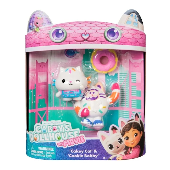 Фигурка, Spin Master - Gabbys Dollhouse, Cakey Cat и Cookie Bobby