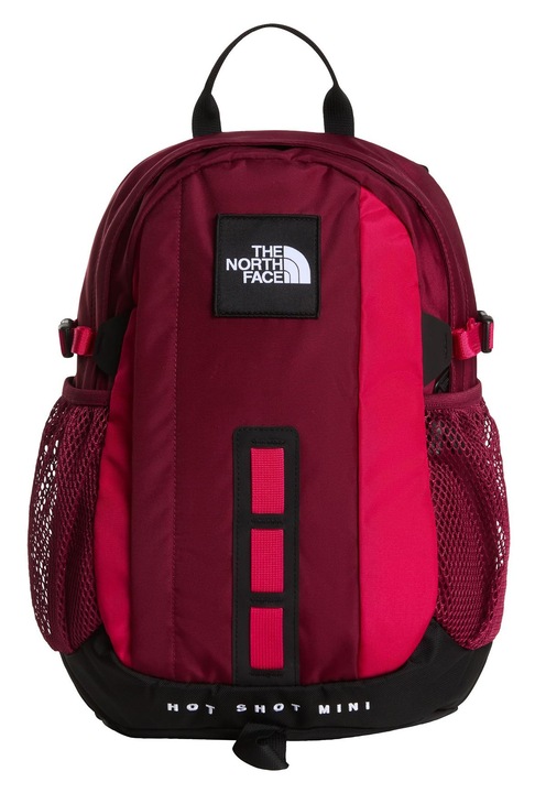 The North Face, rucsac mini cu compartiment pentru tableta, panou spate captusit si buzunare laterale din plasa Hot Shot Mini NF0A8GJJWWN, burgund/roz