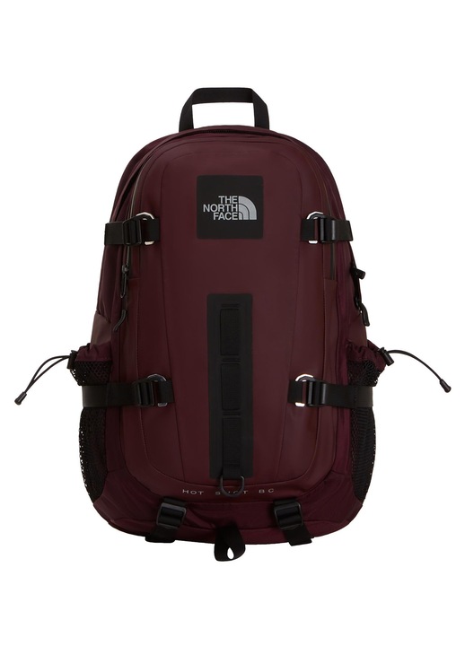 The North Face, rucsac din material Base Camp (nylon/poliester) cu compartiment pentru laptop 15" si organizare interna, model Hot Shot Base Camp NF0A8EEXNO4, bordo