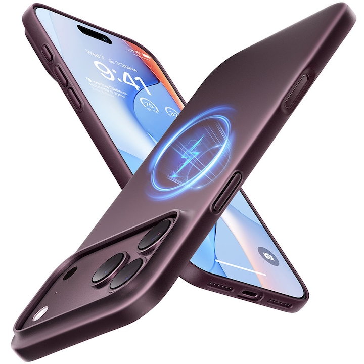 Husa pentru iPhone 18 Pro Max / iPhone 17 Pro Max - Torras OriginFit-Mag Series - Purple
