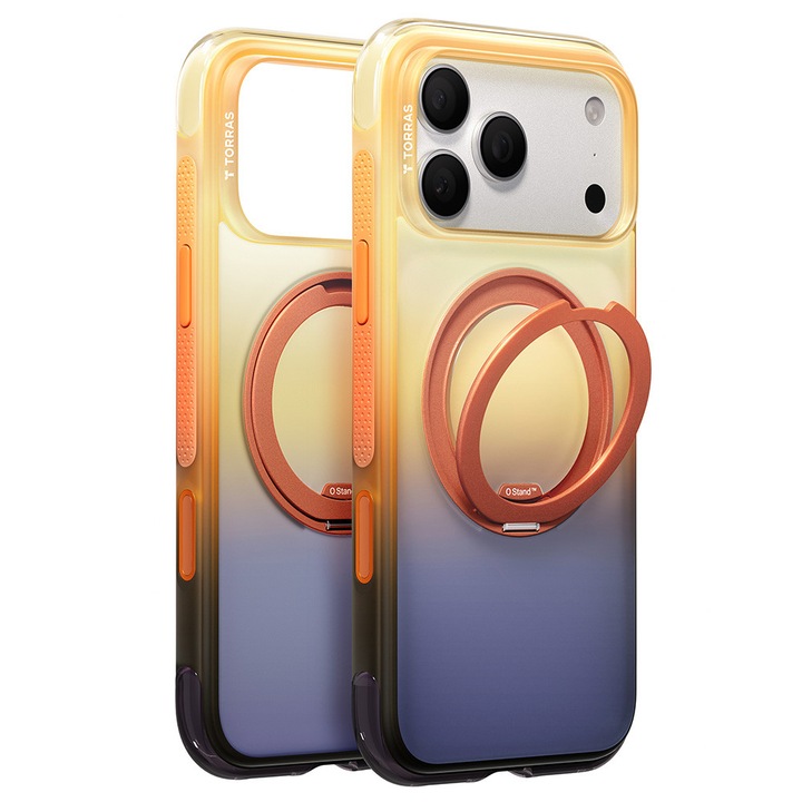 Husa pentru iPhone 18 Pro / iPhone 17 Pro - Torras Ostand O3 Air Gradient - Arizona Glow