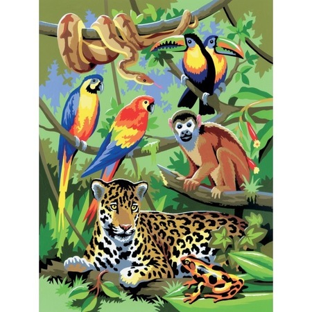 Set Pictura Scena Din Jungla Emag Ro