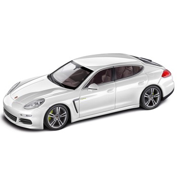 Macheta Auto Porsche Panamera E-Hybrid, 1:43, Alb Macheta Auto Porsche Panamera E-Hybrid, 1:43, Alb