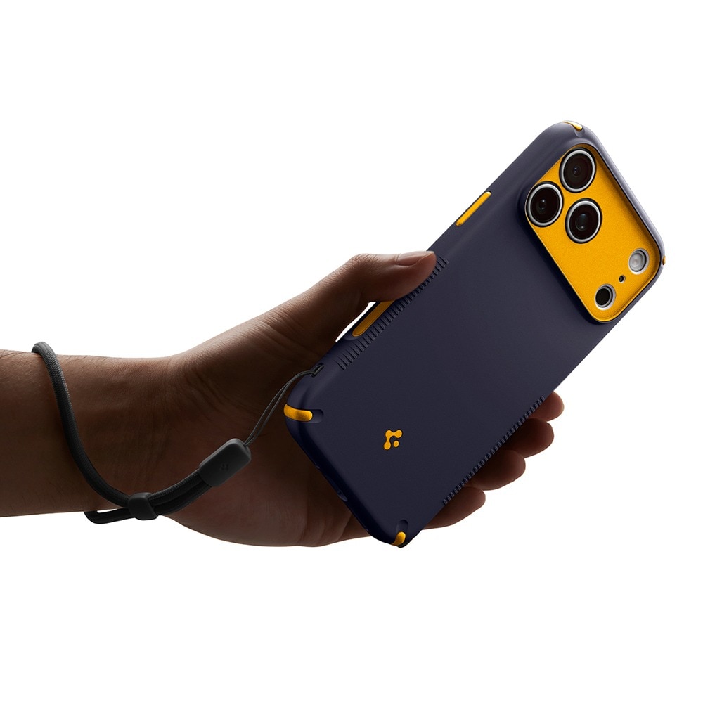 Husa pentru iPhone 18 Pro Max / iPhone 17 Pro Max, Spigen Caseology Nano Pop Hybrid MagSafe, Incarcare wireless, Calitate Premium, Blueberry