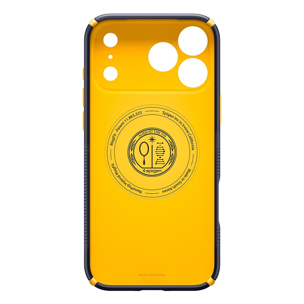 Husa pentru iPhone 18 Pro Max / iPhone 17 Pro Max, Spigen Caseology Nano Pop Hybrid MagSafe, Incarcare wireless, Calitate Premium, Blueberry