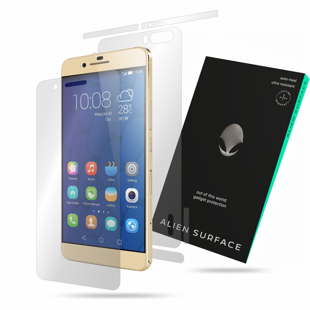 Folie Alien Surface, Huawei Honor 6 Plus, protectie ecran, spate, laterale
