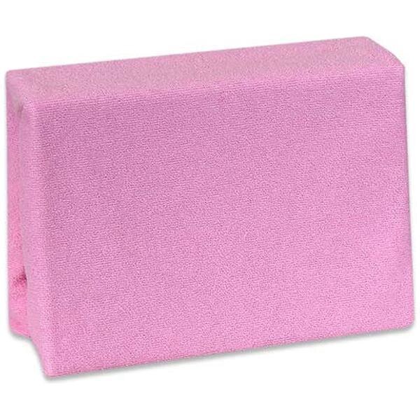 Cearceaf Premium din frotir cu elastic 120x60 cm Roz Inchis 11