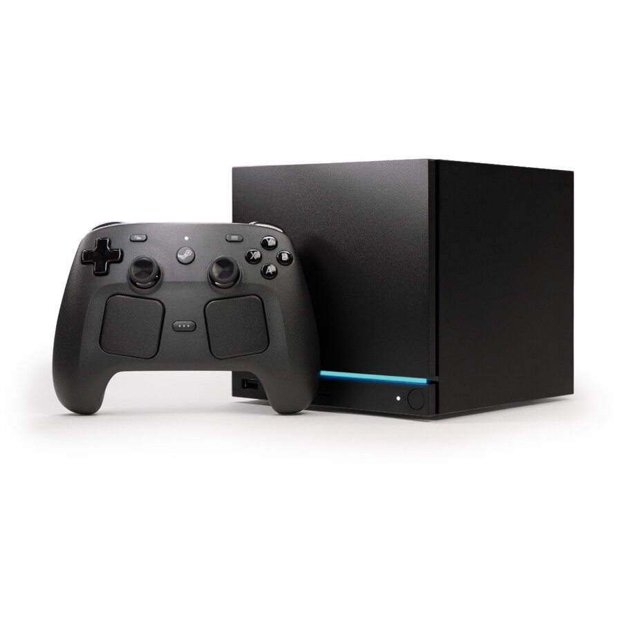 Consola Gaming Valve Steam Machine, SteamOS, AMD Zen 4, RDNA 3, 512GB, 16GB RAM, 1 Controller