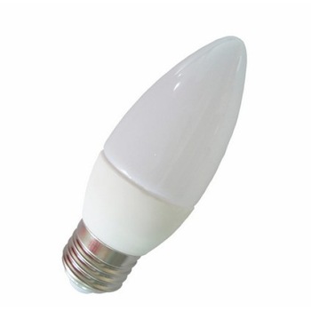 Bec lumnare LED Comtec, E27, 6W, 25000 de ore, lumina calda Bec lumnare LED Comtec, E27, 6W, 25000 de ore, lumina calda