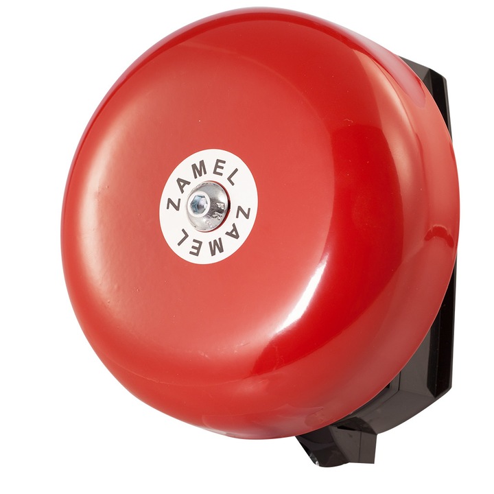 Sonerie de alarma Zamel, 230 V, Rosu