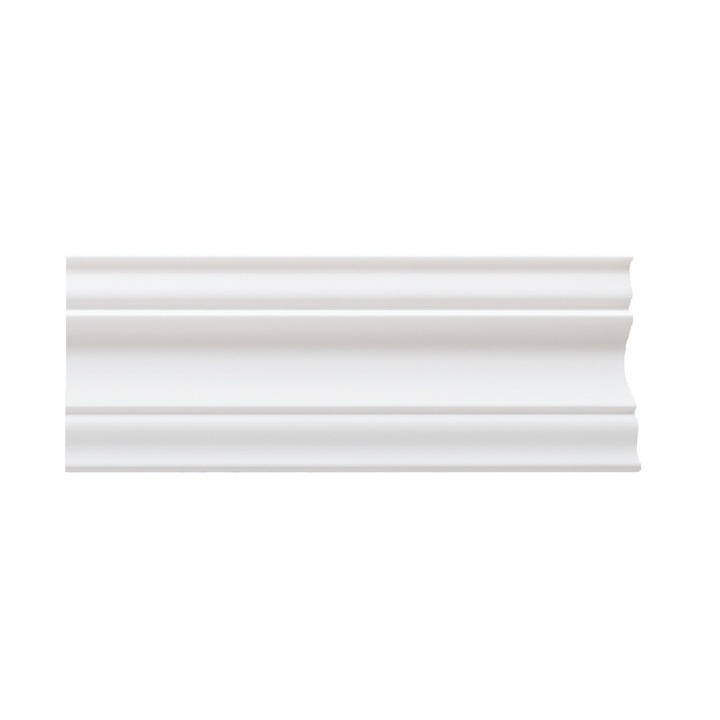 Set 5 baghete decorative C08/80 din polistiren extrudat, dimensiune 80x80x2000 mm