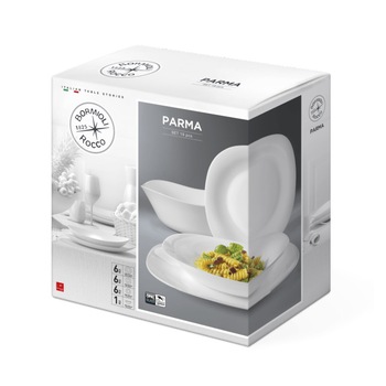 Set service farfurii opal 19 piese MN011002 BORMIOLI ROCCO seria PARMA Set service farfurii opal 19 piese MN011002 BORMIOLI ROCCO seria PARMA