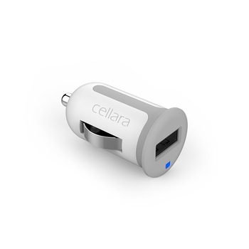 Incarcator Auto Cellara Cu Slot Usb 2.4a - Alb Incarcator Auto Cellara Cu Slot Usb 2.4a - Alb
