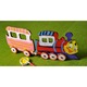 Puzzle 3D de colorat Locomotiva cu vagon UGears 4KIDS