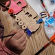 Puzzle 3D de colorat Locomotiva cu vagon UGears 4KIDS
