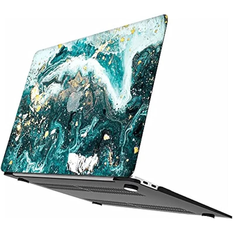 Carcasă pentru MacBook Air 13 inch, multicolor, set complet, ventilație, model 2021-2018
