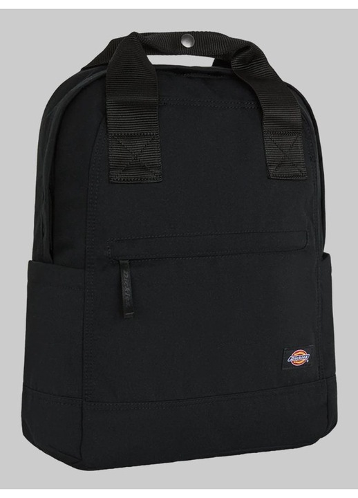 Dickies, rucsac din poliester 16 L, buzunar frontal cu fermoar, spate matlasat, bretele intarite, DK0A8CINBLK1, negru, marime unica