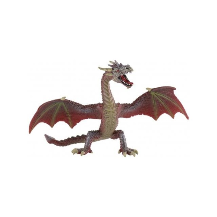 Vörös-barna sárkány játékfigura - Bullyland