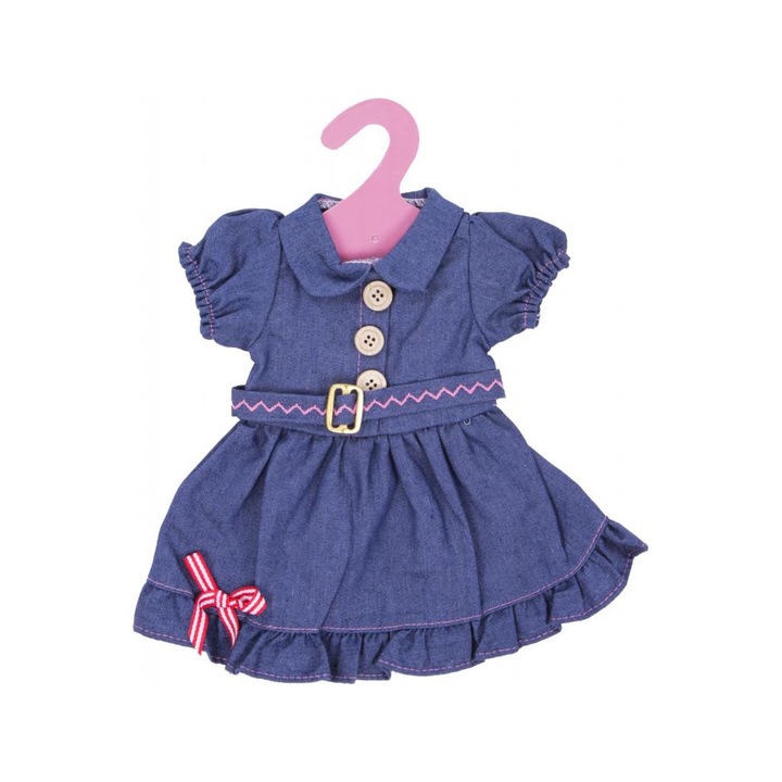 Rochie papusa, MTS, Denim, 46 cm, Albastru