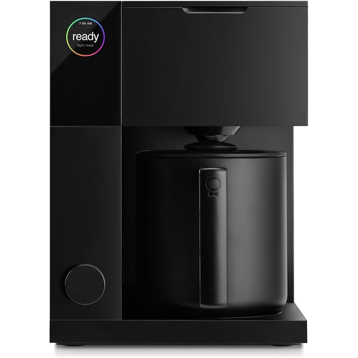Cafetiera Filtru Fellow Aiden Precision, 1.5 L, 10 Cesti, Control prin Aplicatie, Cold Brew, Carafa Termica, Negru Mat