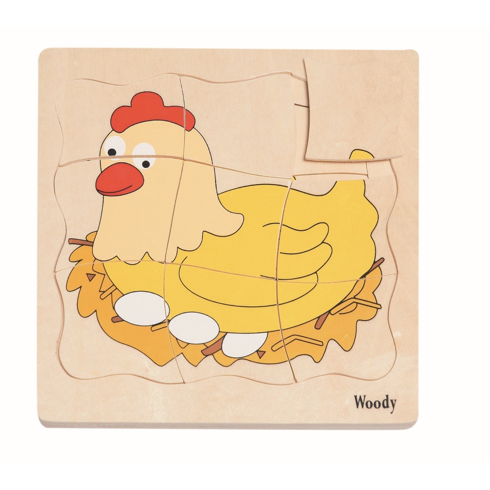 Puzzle Woody, Gaina, Lemn