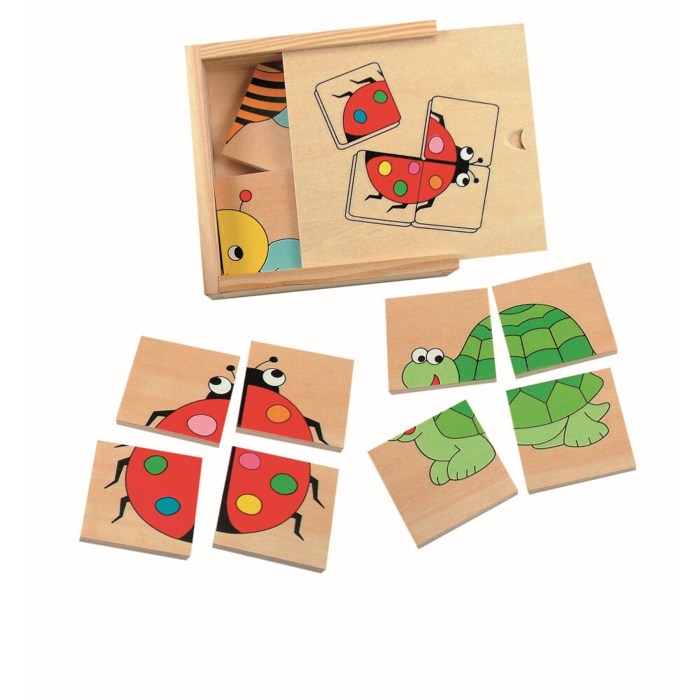 Puzzle Woody, Mini puzzle, Lemn