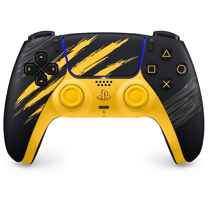 Безжичен контролер DualSense - Marvel’s Wolverine Battle Yellow Limited Edition