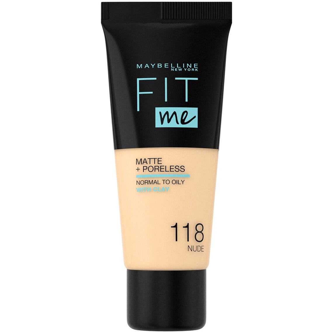 Fond de ten Maybelline New York Fit Me Matte & Poreless 118 Light Beige, 30 ml