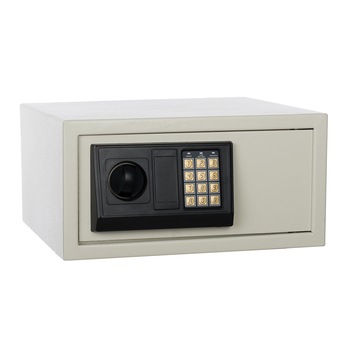 Seif Metalic cu Cifru Electronic si Cheie 3819E, pentru Acte, Casa de Bani, Cutie de Valori, 380x340x190 mm, Crem Seif Metalic cu Cifru Electronic si Cheie 3819E, pentru Acte, Casa de Bani, Cutie de Valori, 380x340x190 mm, Crem