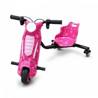 Tricicleta electrica Drift 360 KidsCare E600 Mini pentru copii, motor 150W, viteza maxima 15 km/h, baterie 36V 2.4Ah, lumini LED