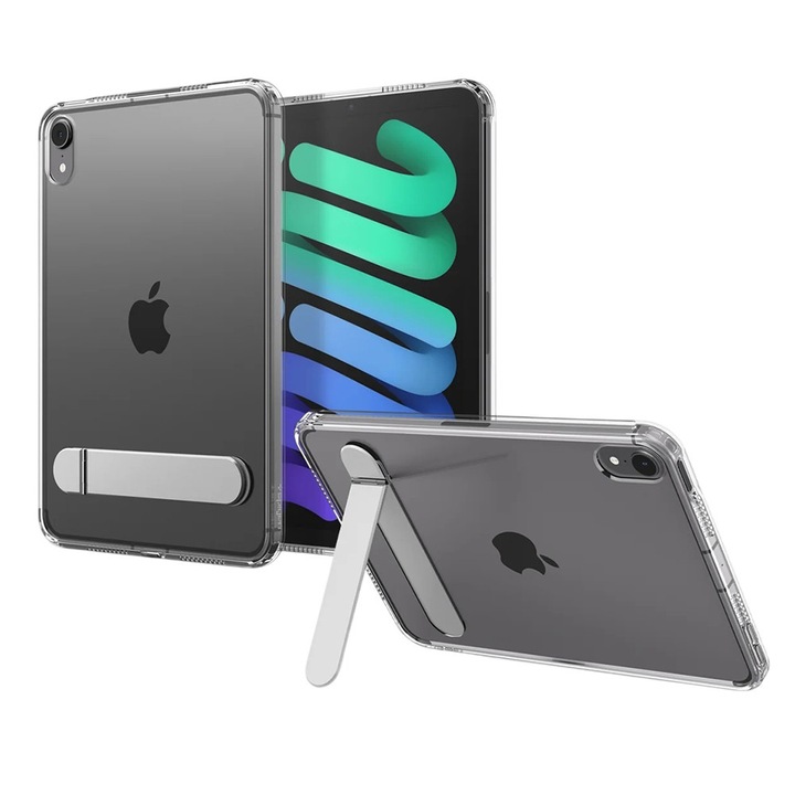 Husa pentru iPad mini 6 (2021) / iPad mini 7 (2024) - Spigen Ultra Hybrid S (ACS11625) - Crystal Clear