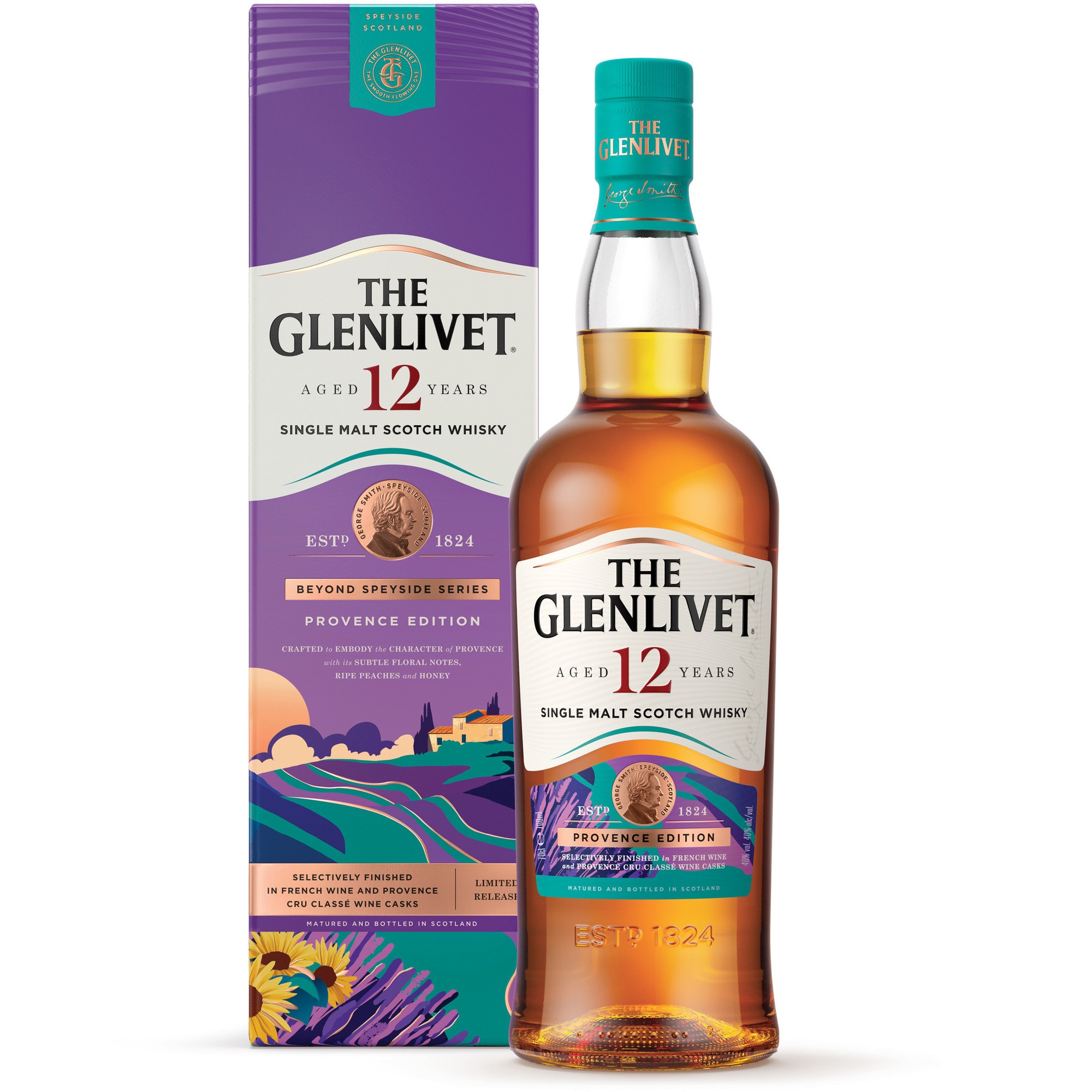 Whisky Glenlivet 12YO, Single Malt 40%, 0.7l - eMAG.ro