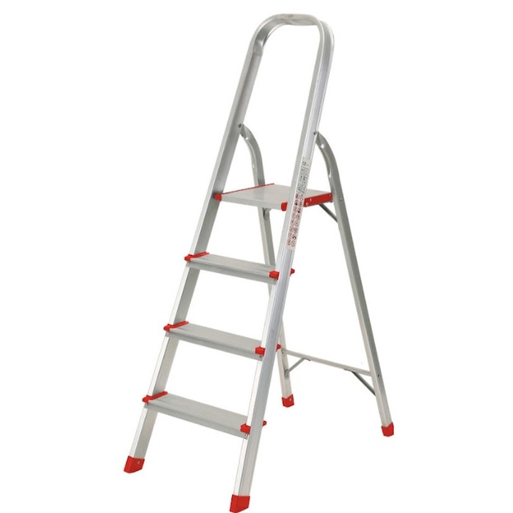 Scara Metalica ZLN 1176, 3 Trepte + platforma cu sistem antialunecare