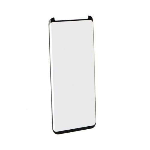 Folie sticla curbata Samsung Galaxy A8 PLUS 2018 pentru tot ecranul (Full Cover) curbata 3D, Neagra
