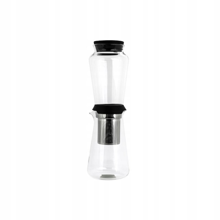 Zaparzacz Slow Drip Hario Shizuku, sticlă, design elegant, pentru cafea macinată