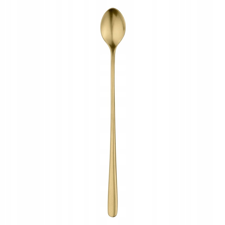 Lingurita Verlo Lui Gold, inox 18/10, finisaj auriu, lungime 205mm