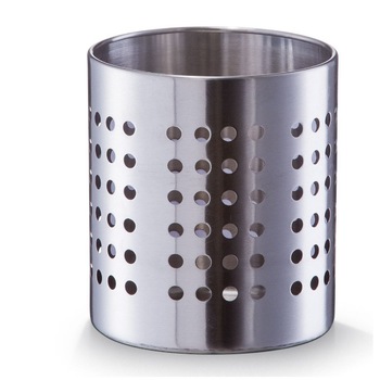 Suport metalic pentru tacamuri si ustensile de bucatarie finisaj inox Suport metalic pentru tacamuri si ustensile de bucatarie finisaj inox