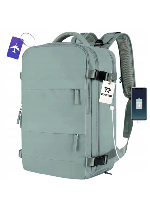 Rucsac de mana 40x30x20 cm, ideal pentru avion, bagaj de cabina