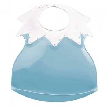 Baveta bebe ultra-soft ARLEQUIN Thermobaby, Myosotis blue Baveta bebe ultra-soft ARLEQUIN Thermobaby, Myosotis blue