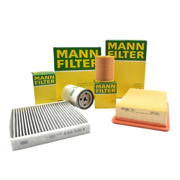 Pachet filtre revizie Mann-Filter BMW Seria 3 F30 318 d 143 CP, cod motor N47 D20 C Pachet filtre revizie Mann-Filter BMW Seria 3 F30 318 d 143 CP, cod motor N47 D20 C