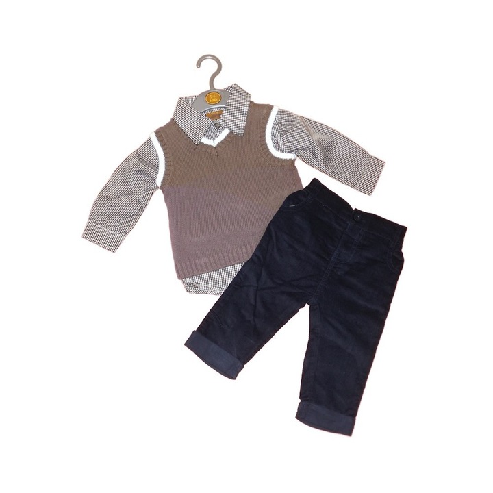 Camasa cu vesta si pantalon Little Gent
