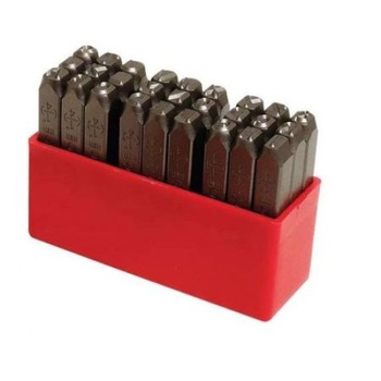 Set poansoane litere, 6 mm Set poansoane litere, 6 mm